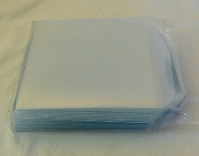 CD DVD Sleeves Soft Plastic Wallet 150 Micron Clear High Quality Per Pack x 300 - Image 1 of 4