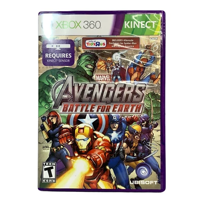 Marvel The Avengers Battle for Earth Toys R Us Exclusive XBOX 360 Complete - Image 1 of 4