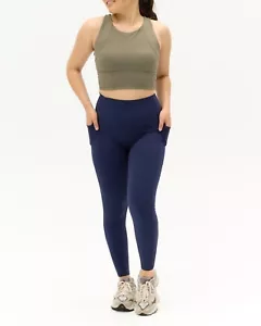 Women’s High-Waist Performance Leggings with Side Pockets - Picture 1 of 7