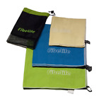 Extra Large Lightweight Microfibre Holiday towel set with carry bag