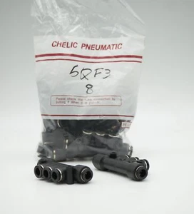 CHELIC SQF38 Ø8 Triple universal elbow push to connect Fitting - Picture 1 of 8