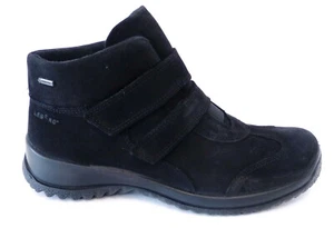 Velcro Legero bote suave barco de invierno cálido 00574 00 negro cuero Nubuk - Imagen 1 de 6