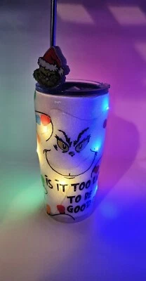 Vaso LED Grinch de 20 oz  Foto 1 de 2