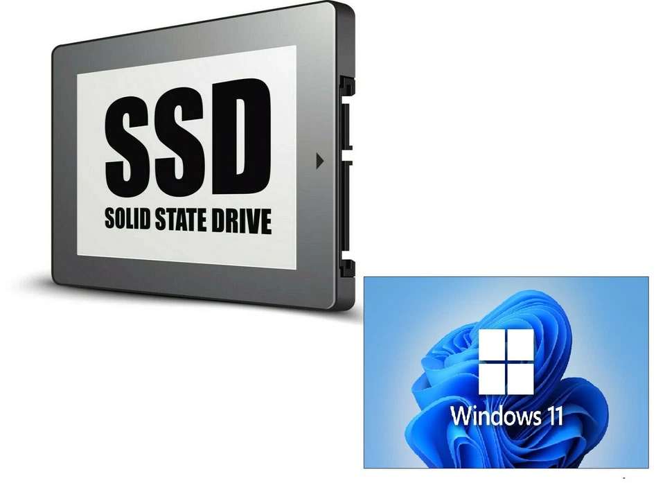 120 GB SSD 2.5" SATA Hard for Drive Laptop, Desktop with Windows 11 Installed - Image 1 of 4