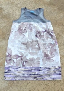 Vestido floral Simply Vera Wang para mujer talla grande sin mangas hasta la rodilla bolsillos - Imagen 1 de 7