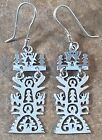 Beautiful Mexican Mexico Sterling Tree Of Life Earrings