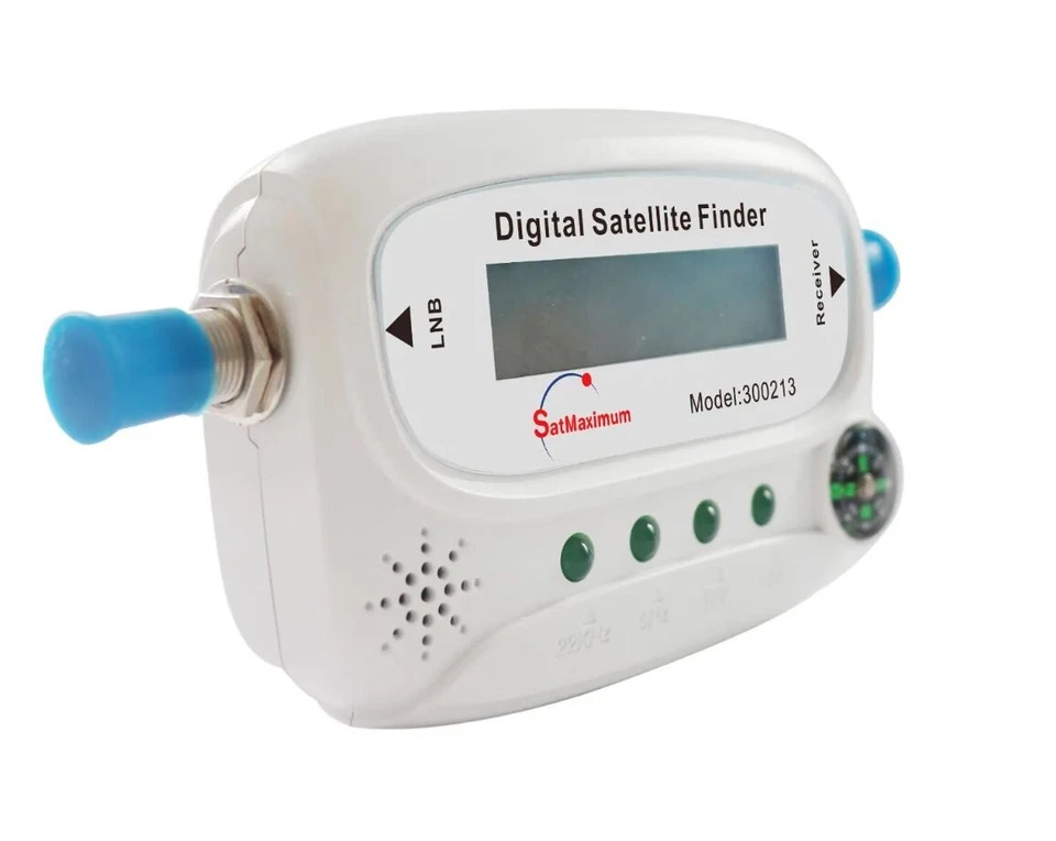 Digital Satellite TV Signal Finder LED Display Strength Meter Buzzer Compass - Image 1 of 3