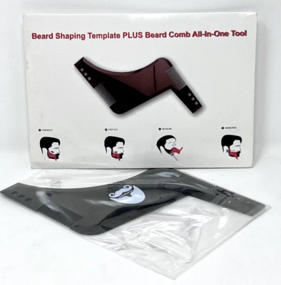 500 Lot Beard Shaping Styling Template Beard Comb All in One Tool Health New - Image 1 of 2