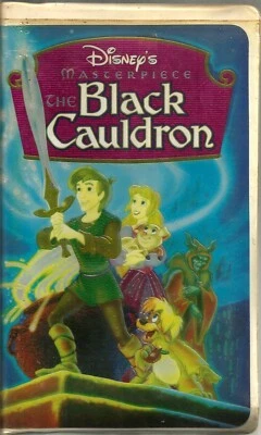 The Black Cauldron VHS 1998 Disney Dark Fantasy Quest Animated Adventure Family Foto 1 de 4