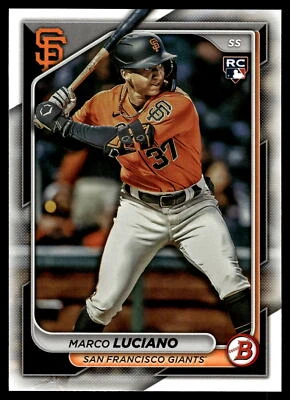 2024 Bowman #18 Marco Luciano Rookie San Francisco Giants - Image 1 of 2