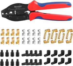 Juego de crimpadora de cables de bujía de trinquete, herramienta de prensado de bujías Newdeli 25 piezas - Imagen 1 de 1