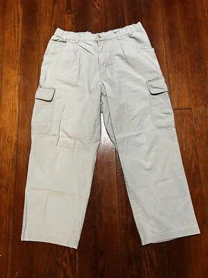 Columbia Sportswear Khaki Hiking Outdoor Elastic Waist Unisex Cargo Pant 34 x 30 - Image 1 of 4