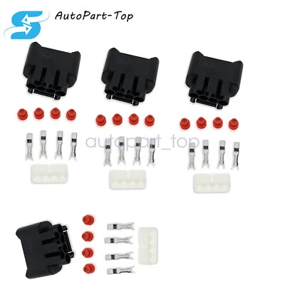 4x Conector de enchufe de bobina de encendido 90980-11885 para Toyota Camry 2002-2008 NUEVO Foto 1 de 4