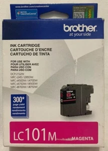 Brother LC101M Magenta Innobella Ink Genuine OEM Sealed In Retail Box Free Ship - Picture 1 of 11