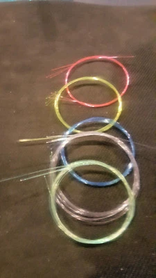 .5mm/.019" Ultra Neon Flex Replacement amber (yellow) 36"  1st Class Shipping - Image 1 of 4