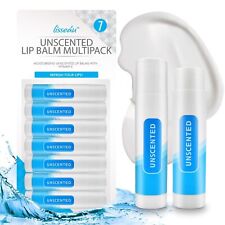7-14 Unscented Lip Balm Set Multi Pack Stick Moisturising Vitamin E for Dry Lips
