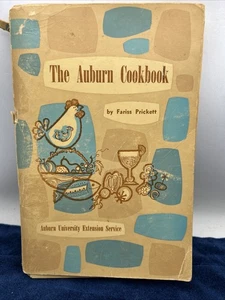 Vintage The Auburn Cookbook By Fariss Prickett 1965 Auburn University Extension - Imagen 1 de 13