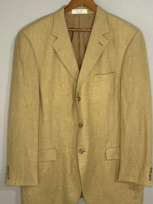 John W. Nordstrom Mens 46XL Cashmere Sport Coat Blazer Jacket Ing Loro Piana Tan - Image 1 of 4