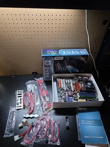 MSI K9N Diamond AM2 Motherboard NVIDIA nForce 590 Untested - Picture 1 of 6