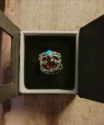 Trollbeads Ewige Weisheit 5 Edelsteine Bead  Silber - Bild 1 von 2