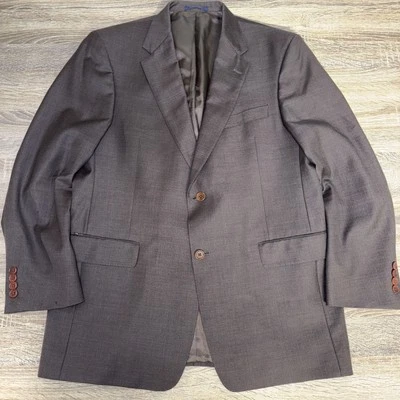 Daniel Cremieux Collection Loro Piana Men's Suit Blazer 42R Brown Solid (Read) - Image 1 of 4