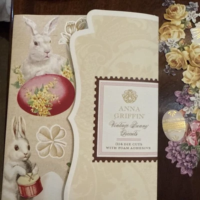 Troquelados de conejito vintage Anna Griffin - 15 Foto 1 de 4