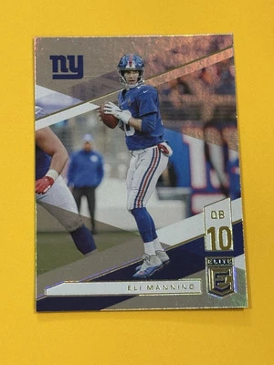 2019 Panini Donruss Elite Eli Manning #78 New York Giants (T) - Image 1 of 2