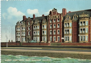 Postcard Queen's Hydro Hotel South Promenade Blackpool England - Picture 1 of 2