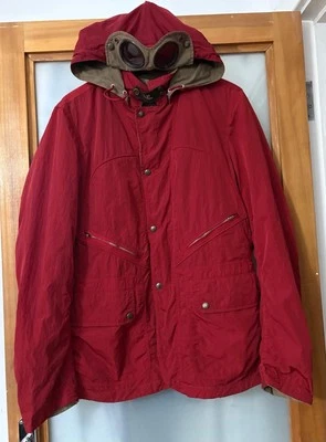 CP Company Reversible Goggle Jacket. Size L (50). Colour Red. CPU0202 D00004. - Image 1 of 4