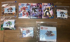 Lego Marvel Mech Lot Of 8 everything is 100% complete with figures