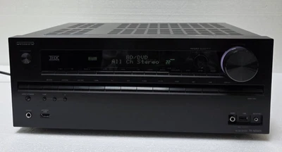 Onkyo TX-NR609 THX S2 7.2 AV Home Theater Receiver Tested & Working! SEE VIDEO! - Image 1 of 4