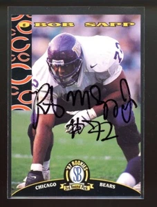 1997 Washington Huskies BOB SAPP Signed Card autograph AUTO BEARS mma - Picture 1 of 2