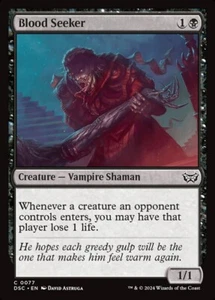 Blood Seeker 0077 Non Foil Common Duskmourn MTG Near Mint - Picture 1 of 2