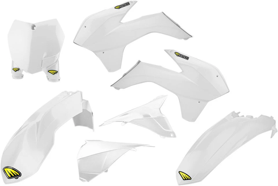 Kit completo de cuerpo Powerflow de plástico blanco Cycra (1CYC-9305-42) Foto 1 de 1