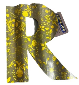 10" Letters for Wall Decor, Embossed Metal “R” w/ Floral Design by Lori Seibert - Picture 1 of 4