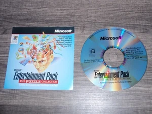 Microsoft Entertainment Pack The Puzzle Collection PC CD-ROM 1997 for Windows 95 - Picture 1 of 4