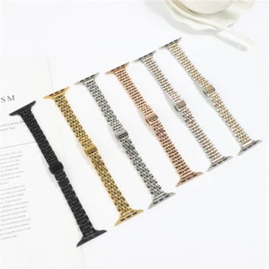 Correa delgada para mujer para Apple Watch 11 10 9 8 7 6 SE 44/41/45/42/46mm - Imagen 1 de 16