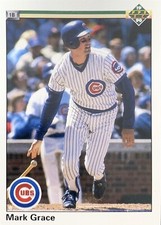 1990 Upper Deck Mark Grace Chicago Cubs #128 NMMT