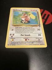 Pokemon Card WOTC TCG Farfetch'd 40/130 Base Set 2