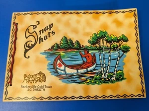 Album fotografico istantanee vintage South Dakota - raro album souvenir americana  - Foto 1 di 24