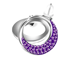 Ohrstecker Creolen, Edelstahl Zirkonia Strass Ohrringe  - Bild 1 von 7