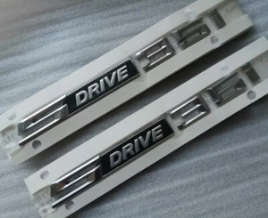 2x SDrive 35i s Drive 3.5i Letter 3D EMBLEM BADGE STICKER for X5 X6 Z4 35i - Picture 1 of 1