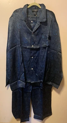 Conjunto de pijama de seda cachemira de lujo Intimo para hombre talla XL NUEVO CON ETIQUETAS Foto 1 de 4