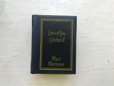 DEL PRADO MINIATURE BOOK CLASSICS LEAVES OF GRASS SELECTION II 2 - WALT WHITMAN