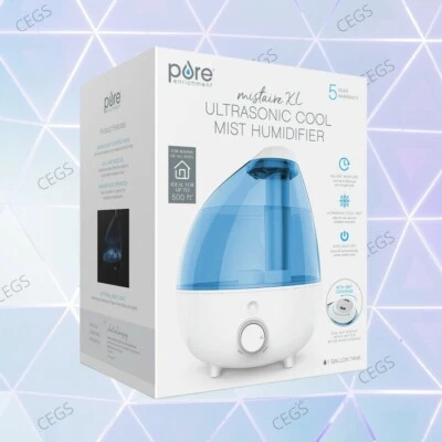 NEW Pure Enrichment PEHUMIDIF Mistaire XL Ultrasonic Cool Mist Humidifier  - Image 1 of 3