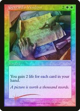 Gerrard's Wisdom FOIL 7th Edition HEAVILY PLD White Uncommon MAGIC CARD ABUGames