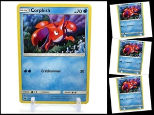 Pokémon Sol y Luna Invasión Carmesí 24/111 Corphish 4X Como Nuevo/CASI NUEVO 4 Juego de Tarjetas X4 - Imagen 1 de 3
