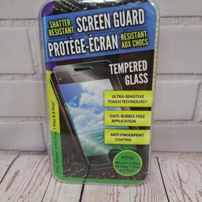 IPHONE 6+ /6s Plus/ 7 Plus / 8 plus Tempered Glass Screen Protector, FREE SHIP - Image 1 of 4