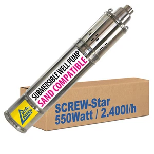 BOMBA DE AGUA SUMERGIBLE ELÉCTRICA 550W POZO PROFUNDO 4" PARA USO EN JARDÍN - Imagen 1 de 2