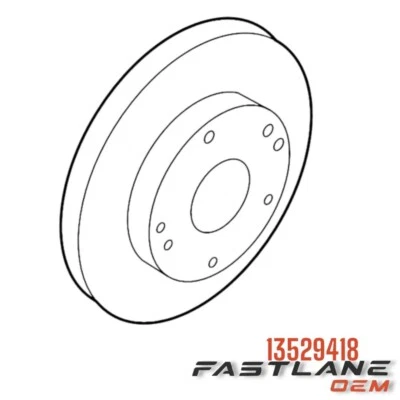 2019-2019 CADILLAC XT4 FRONT DISC BRAKE ROTOR NEW OEM 13529418 - Image 1 of 4